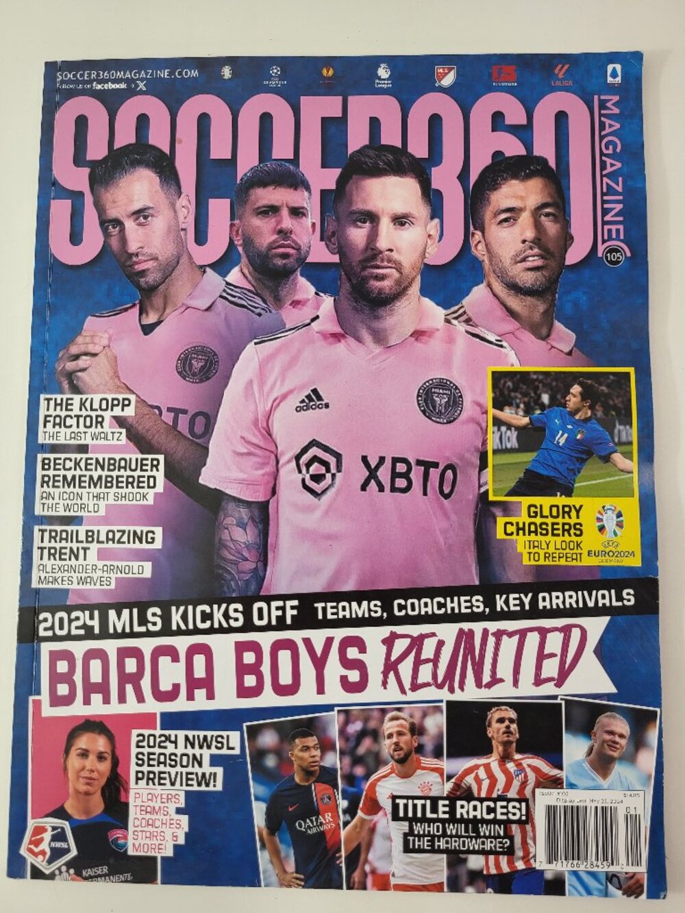 Soccer 360 Magazine - Spring 2024 (Issue 105: Barca Boys Reunited / Inter Miami